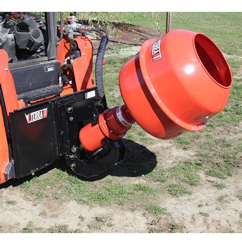 skid steer auger concrete mixer|skid steer mixer attachment.